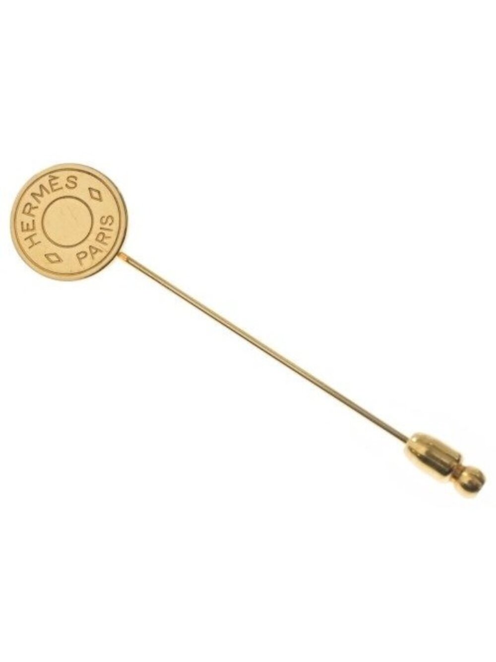 Hermes Brooch Corsage Gold